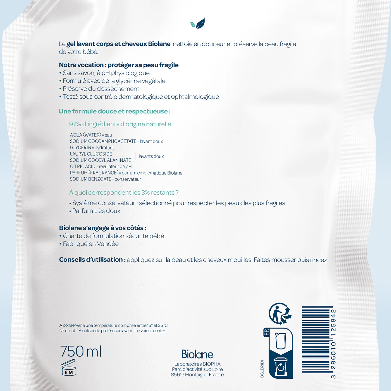 Éco-recharge Gel lavant corps et cheveux - Image 3