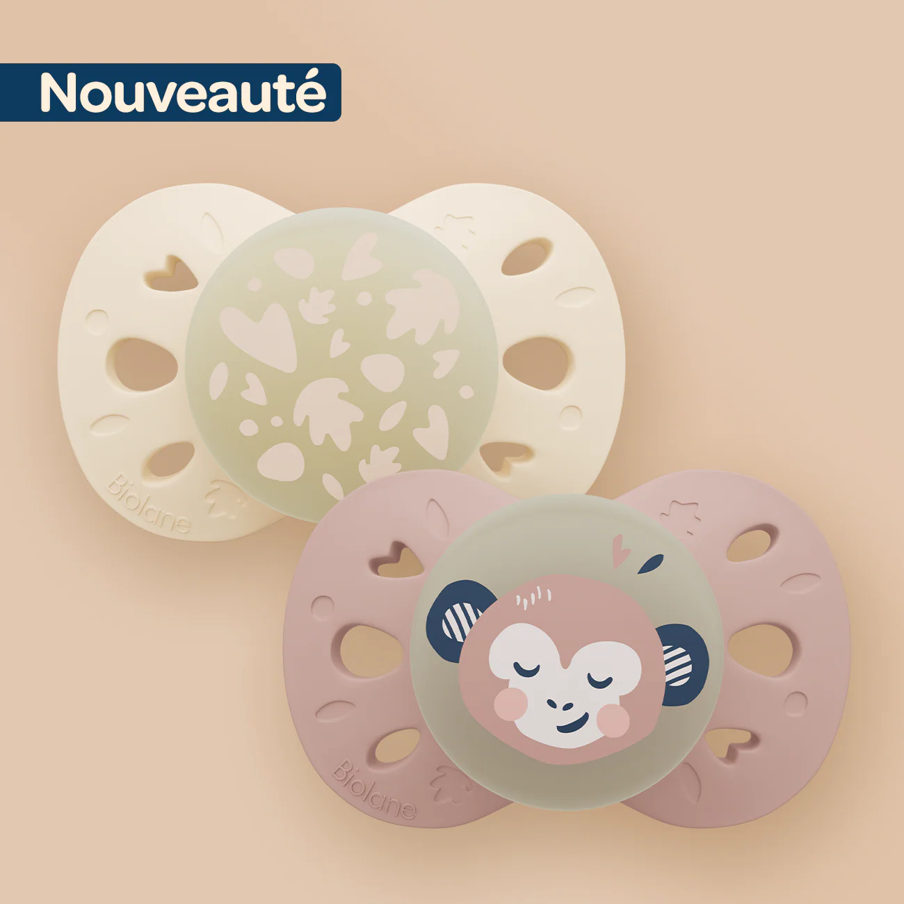 Lot de 2 sucettes nuit anatomiques animaux - Image 10