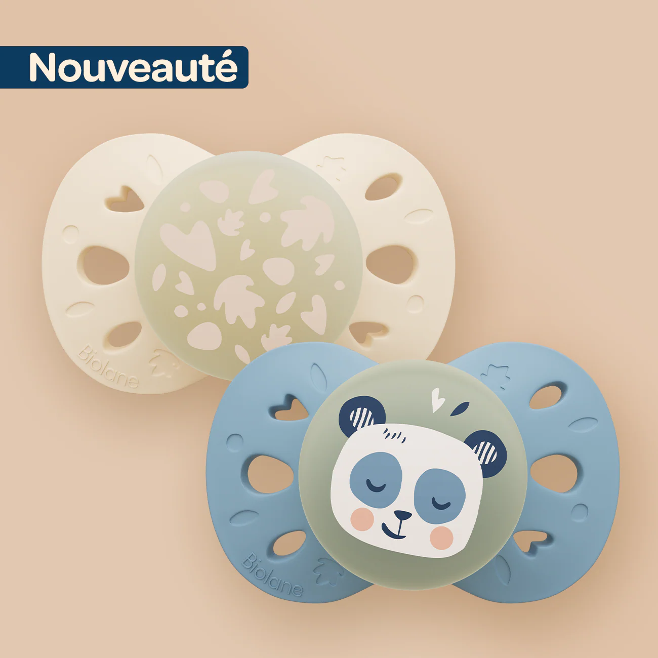 Lot de 2 sucettes nuit anatomiques animaux - Image 11