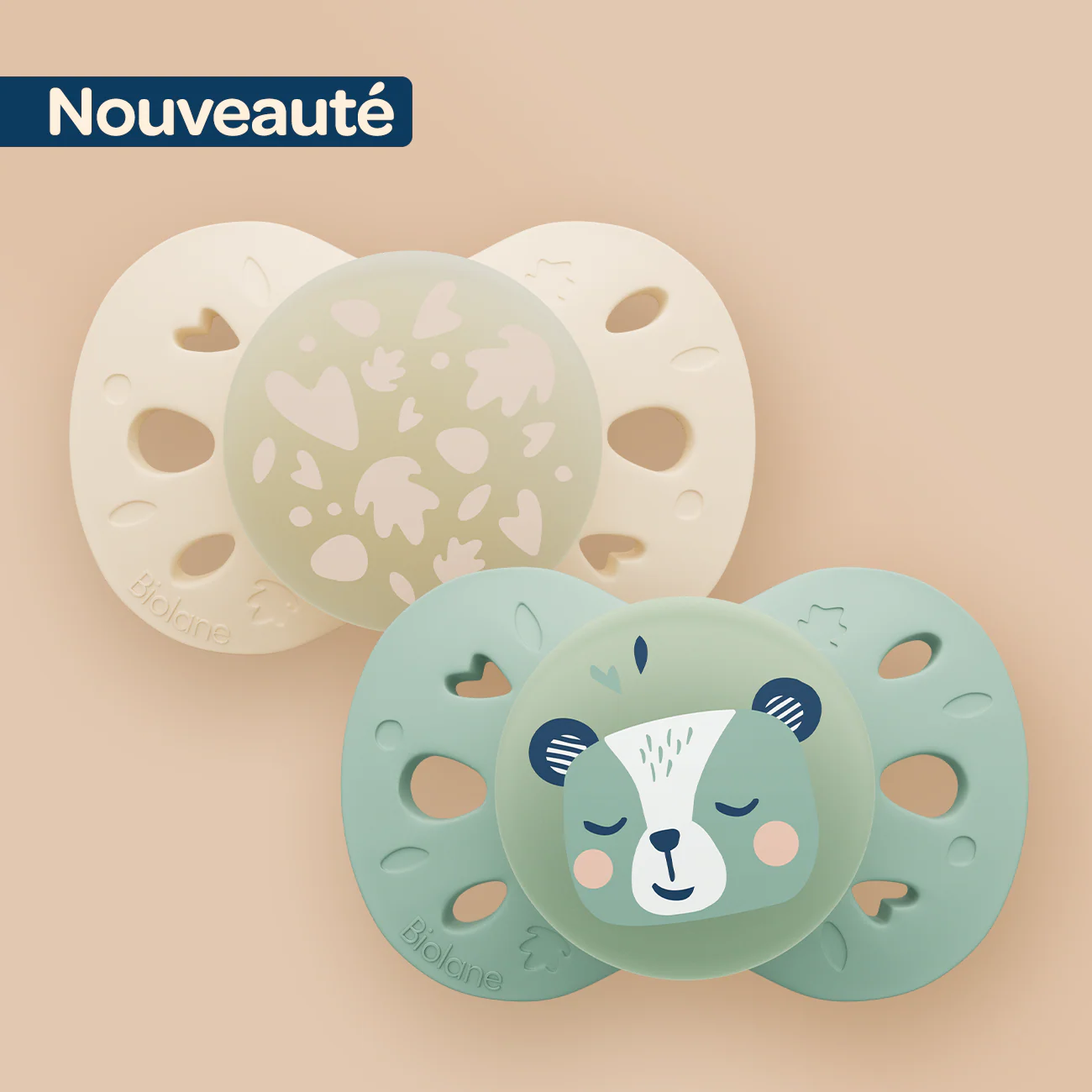 Lot de 2 sucettes nuit anatomiques animaux - Image 12