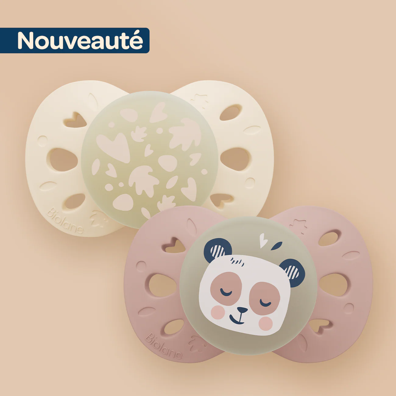 Lot de 2 sucettes nuit anatomiques animaux - Image 13