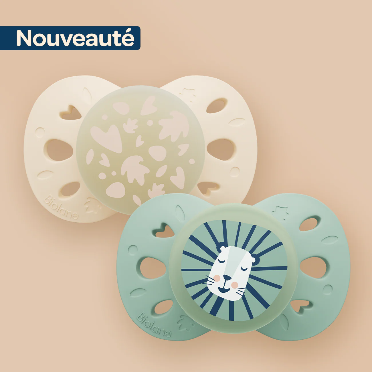 Lot de 2 sucettes nuit anatomiques animaux - Image 9