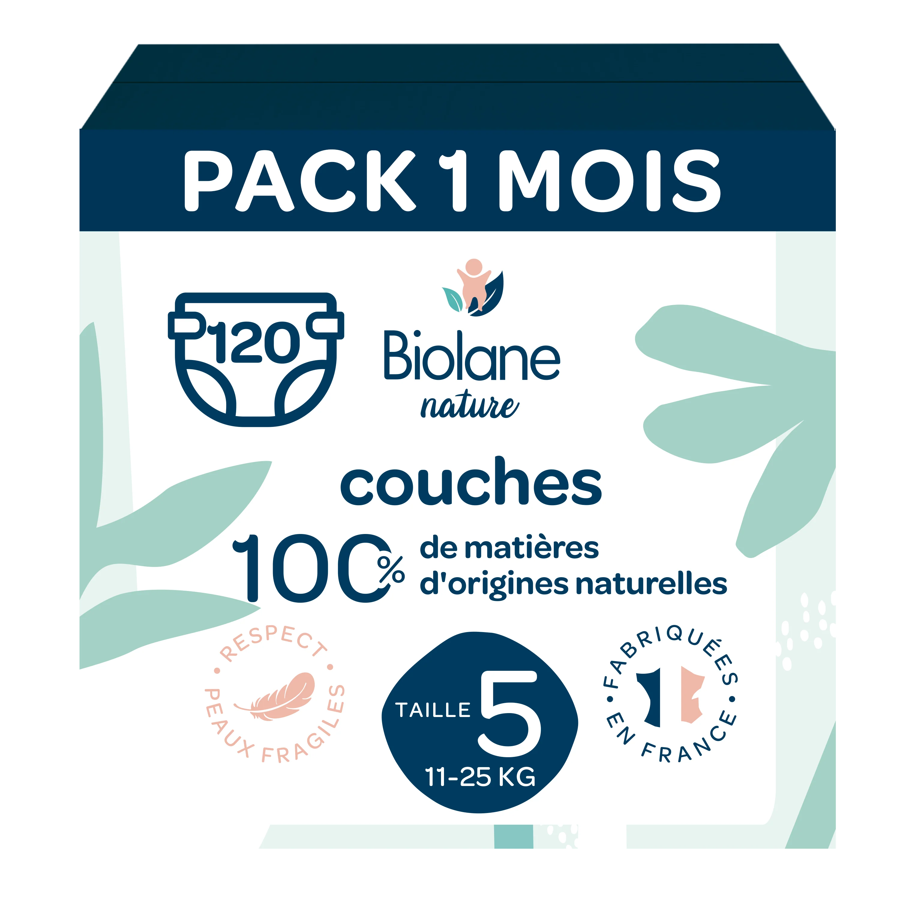 Pack 1 mois couches Biolane Nature - Image 5